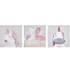 Fashion Beliani Canvas-Taulu Monivarinen 30 X 30 Cm 3 Kpl Timia