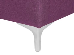 Store Beliani 5-Istuttava U-Kulmavuodesohva Kangas Violetti Aberdeen
