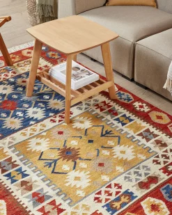 Store Beliani Kelim-Matto Villa Monivarinen 140 X 200 Cm Voskehat