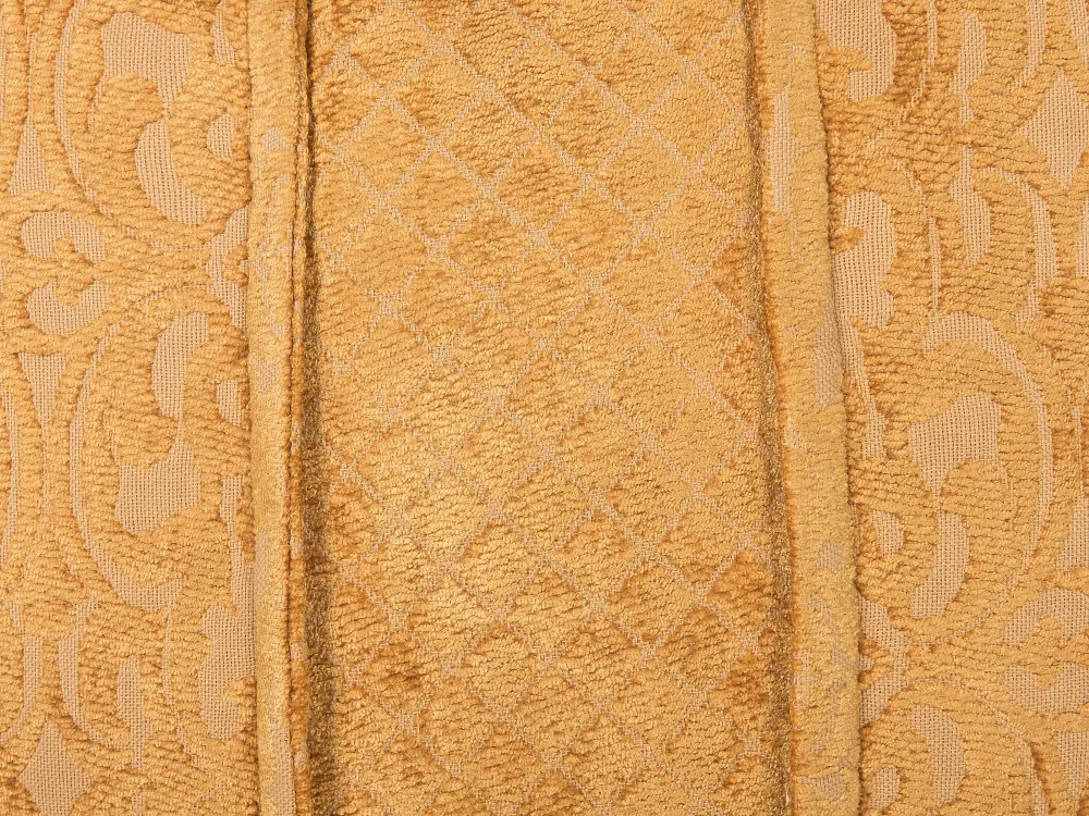 Best Beliani Koristetyyny Keltainen Kohokuvioitu 45 X 45 Cm Kavalam