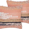 Best Beliani Koristetyyny Puuvilla Oranssi 45 X 45 Cm 2 Kpl Deutzia