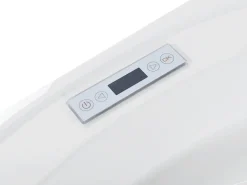 Kylpy- & Poreammeet<Beliani Kulmaporeamme Led-Valot Bluetooth-Kaiutin Valkoinen 150 X 114 Cm Milano