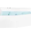 Store Beliani Kulmaporeamme Oikeak. Valkoinen 170 X 80 Cm Alita