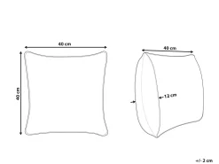 Cheap Beliani Lasten Tyyny 40 X 40 Cm Sininen Radzikot