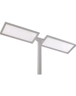 Cheap Beliani Led-Lattiavalaisin Alumiini Hopea Sculptor