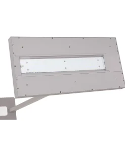 Cheap Beliani Led-Lattiavalaisin Alumiini Hopea Taurus