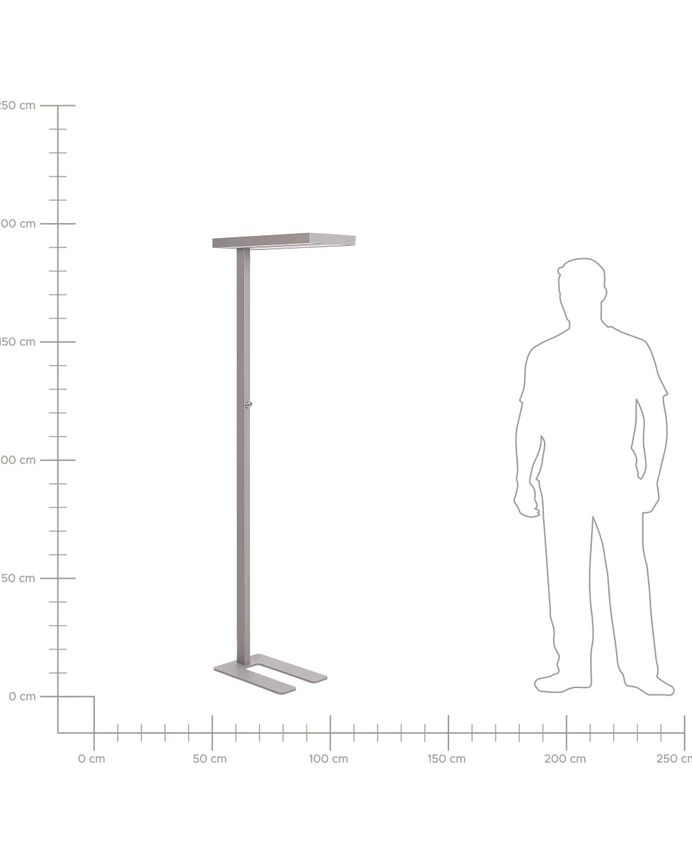 Cheap Beliani Led-Lattiavalaisin Alumiini Hopea Taurus