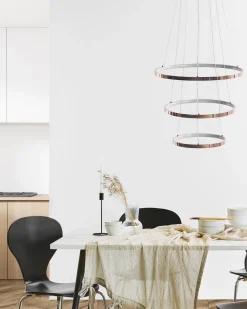 Cheap Beliani Led-Riippuvalaisin Alumiini Ruusukulta Atrek