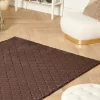 Cheap Beliani Matto Janiksen Tekoturkis Ruskea 160 X 230 Cm Gharo