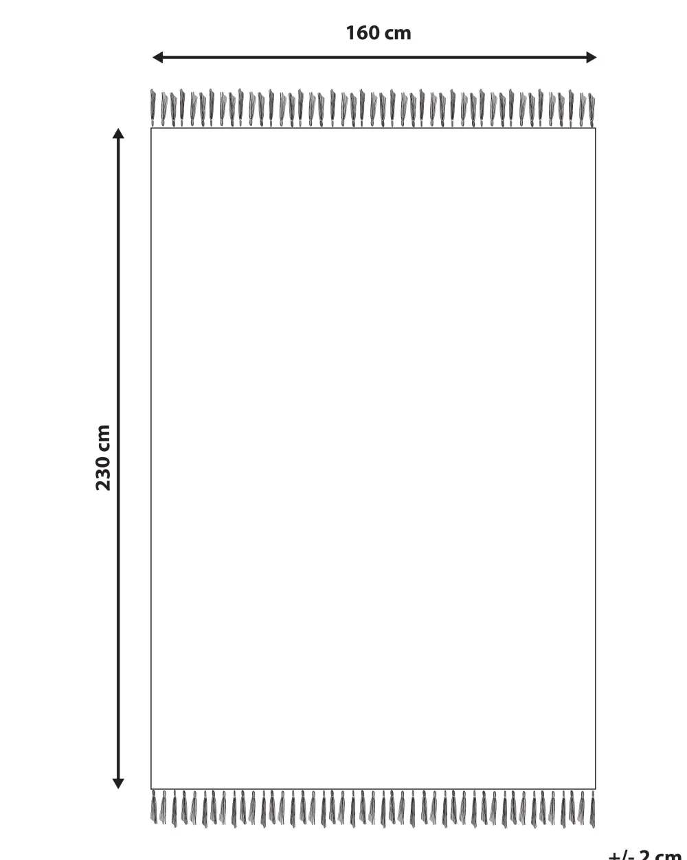 Best Beliani Matto Juutti Sininen 160 X 230 Cm Lunia