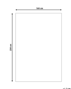Cheap Beliani Matto Lehmannahka Harmaa 160 X 230 Cm Agacli