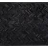 Shop Beliani Matto Lehmannahka Musta 160 X 230 Cm Belevi