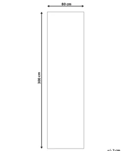 Store Beliani Matto Monivarinen 80 X 300 Cm Villukuri