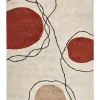 Best Beliani Matto Puuvilla Beige/Punainen 160 X 230 Cm Bolat