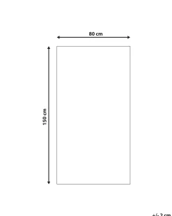 Best Beliani Matto Puuvilla Ruskeanharmaa/Beige 80 X 150 Cm Lubuk