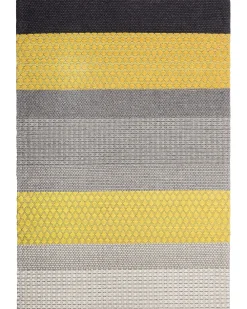 Outlet Beliani Matto Villa Keltainen/Harmaa 160 X 230 Cm Akkaya
