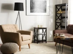 Cheap Beliani Nojatuoli Kangas Beige Motala