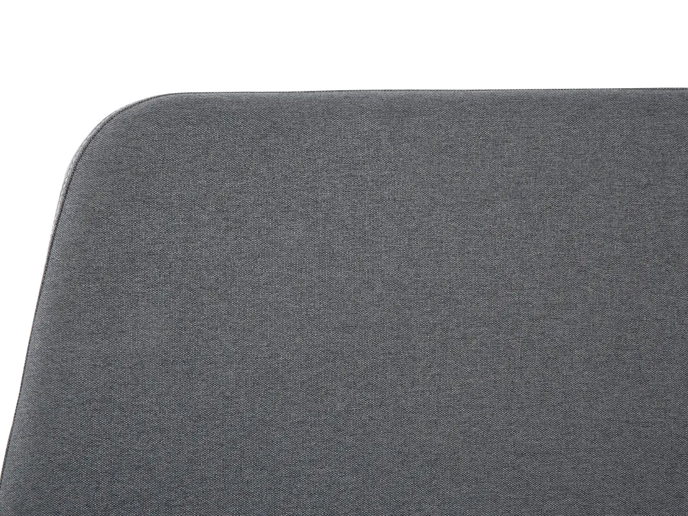 Best Sale Beliani Parisanky Kangas Harmaa 180 X 200 Cm Vienne