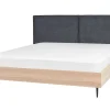 Best Sale Beliani Parisanky Kangas Tummanharmaa 180 X 200 Cm Izernore