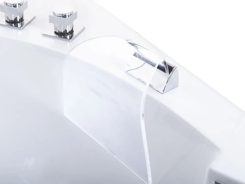 Best Beliani Poreamme Led-Valot Valkoinen 175 X 85 Cm Fuerte