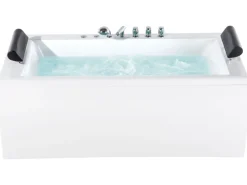 Hot Beliani Poreamme Led-Valot Valkoinen 172 X 83 Cm Montego