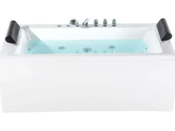 Hot Beliani Poreamme Led-Valot Valkoinen 172 X 83 Cm Montego