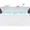 Kylpy- & Poreammeet<Beliani Poreamme Oikeak. Led-Valot Valkoinen 183 X 90 Cm Varadero
