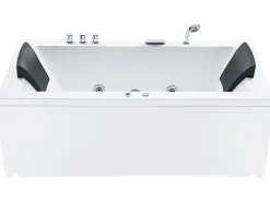 Kylpy- & Poreammeet<Beliani Poreamme Oikeak. Led-Valot Valkoinen 183 X 90 Cm Varadero