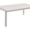 Shop Beliani Puutarhapoyta Alumiini Valkoinen 180 X 90 Cm Vernio