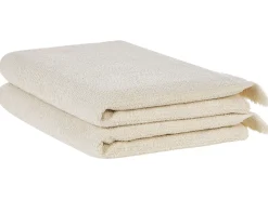 Tekstiilit<Beliani Pyyhesetti Puuvilla Beige 2 Kpl Atiu