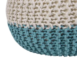 Discount Beliani Rahi Puuvilla Beige/Vaaleansininen 50 Cm Conrad