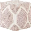Discount Beliani Rahi Puuvilla Pastellipinkki/Beige 40 Cm Rojhan