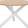Best Sale Beliani Ruokapoyta Vaalea Puu/Valkoinen 120 Cm Jacksonville