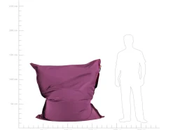 Cheap Beliani Sakkituoli Kangas Purppura 140 X 180 Cm Fuzzy