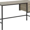 Cheap Beliani Tyopoyta 2 Laatikkoa Vaalea Puu/Musta 120 X 48 Cm Grant