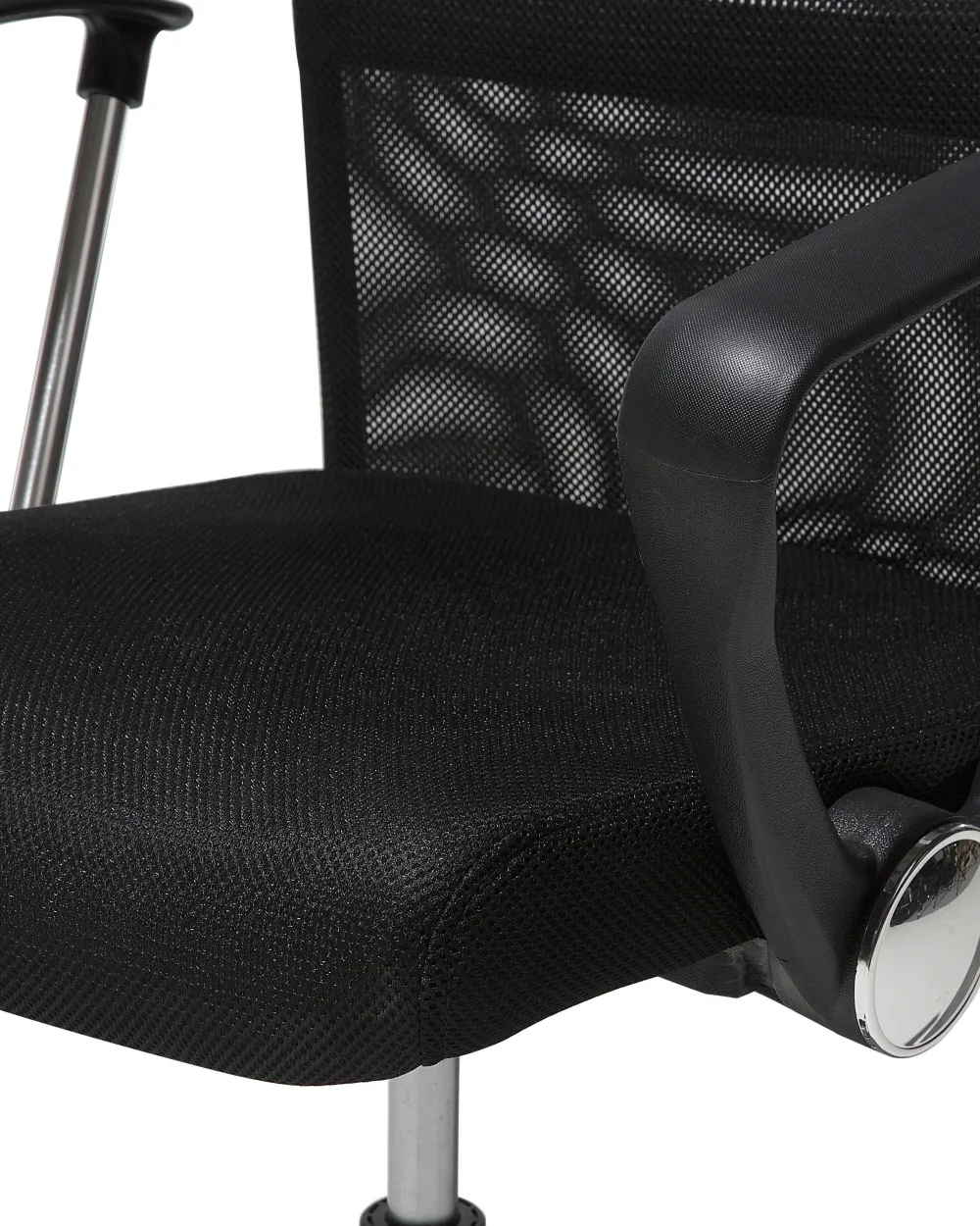 Tuolit<Beliani Tyotuoli Verkkokangas Musta Design