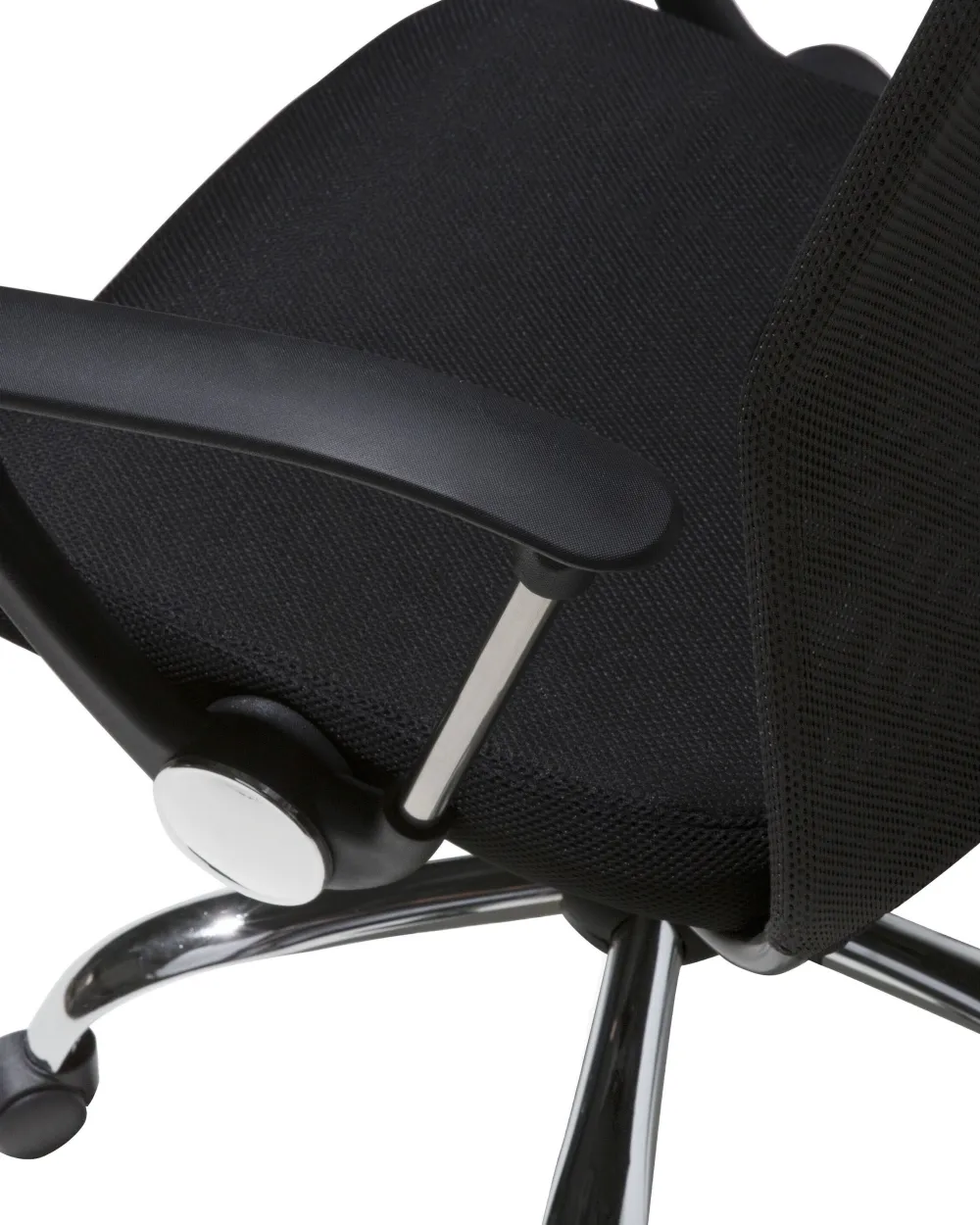 Tuolit<Beliani Tyotuoli Verkkokangas Musta Design