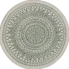 Best Sale Beliani Ulkomatto Kaksipuolinen Vihrea/Valkoinen 140 Cm Yalak