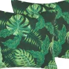 Tekstiilit<Beliani Ulkotyyny Kangas Tummanvihrea 45 X 45 Cm 2 Kpl Funo