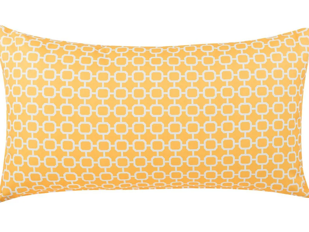 Tekstiilit<Beliani Ulkotyyny Keltainen 70 X 40 Cm Astakos
