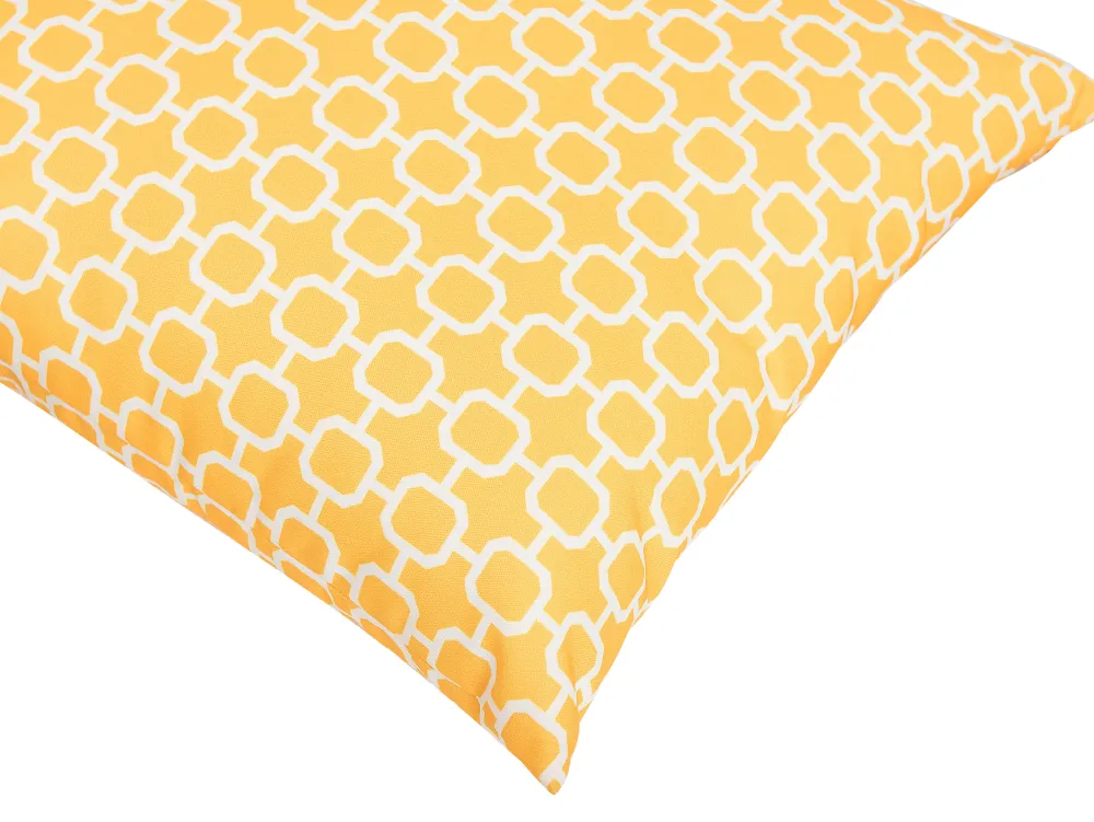 Tekstiilit<Beliani Ulkotyyny Keltainen 70 X 40 Cm Astakos